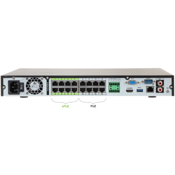 REJESTRATOR IP DAHUA NVR5232-16P-4KS2E 32 KANAŁY 12MPX HDMI PoE